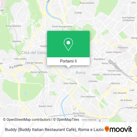 Mappa Buddy (Buddy Italian Restaurant Cafè)