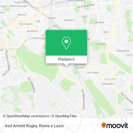 Mappa Asd Arnold Rugby