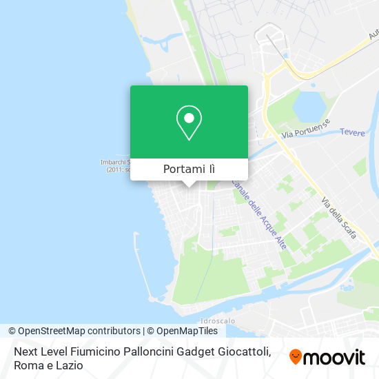 Mappa Next Level Fiumicino Palloncini Gadget Giocattoli