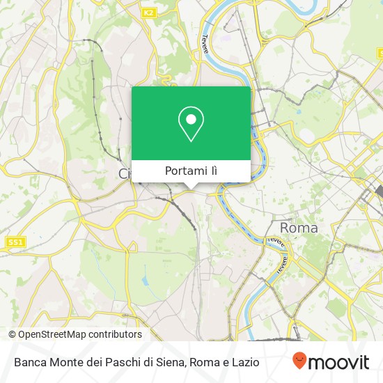 Mappa Banca Monte dei Paschi di Siena