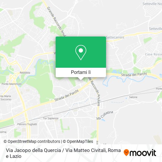 Mappa Via Jacopo della Quercia / Via Matteo Civitali