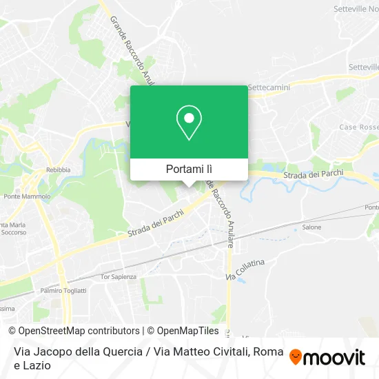 Mappa Via Jacopo della Quercia / Via Matteo Civitali