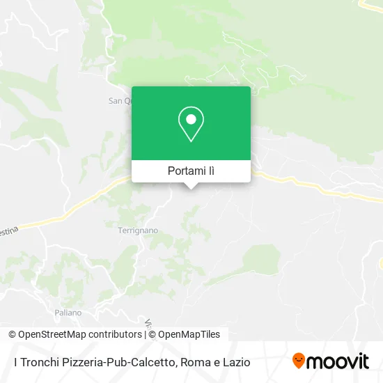 Mappa I Tronchi Pizzeria-Pub-Calcetto