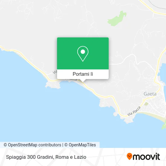 Mappa Spiaggia 300 Gradini