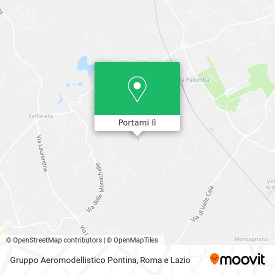 Mappa Gruppo Aeromodellistico Pontina