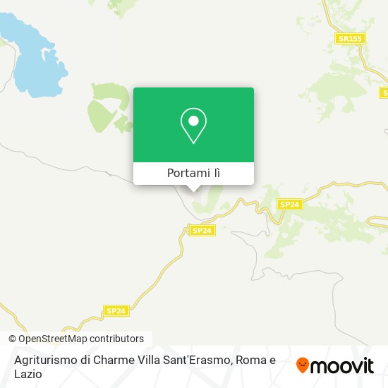 Mappa Agriturismo di Charme Villa Sant'Erasmo