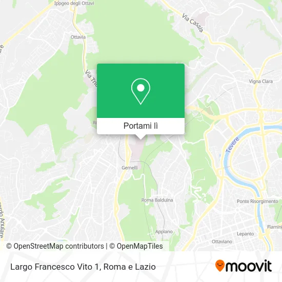 Mappa Largo Francesco Vito 1