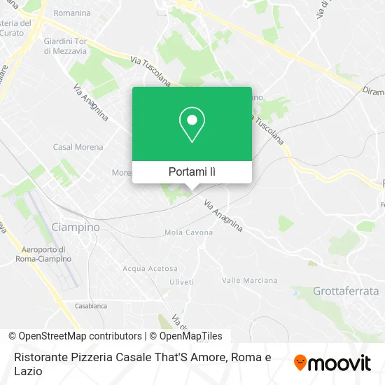Mappa Ristorante Pizzeria Casale That'S Amore