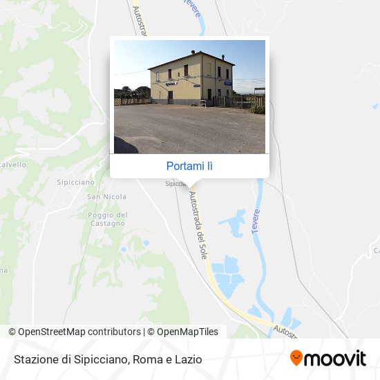 Mappa Stazione di Sipicciano