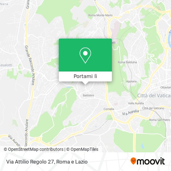 Mappa Via Attilio Regolo 27