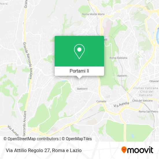 Mappa Via Attilio Regolo 27