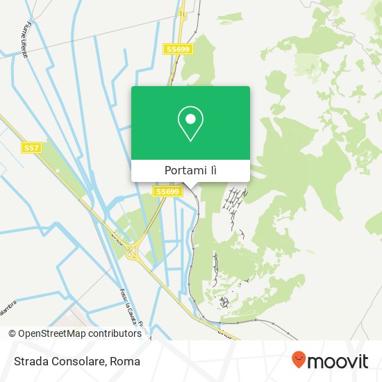 Mappa Strada Consolare