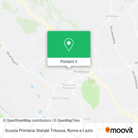 Mappa Scuola Primaria Statale Trilussa