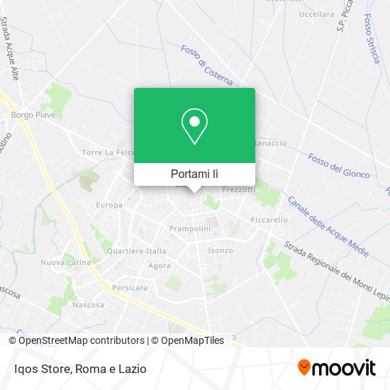 Mappa Iqos Store