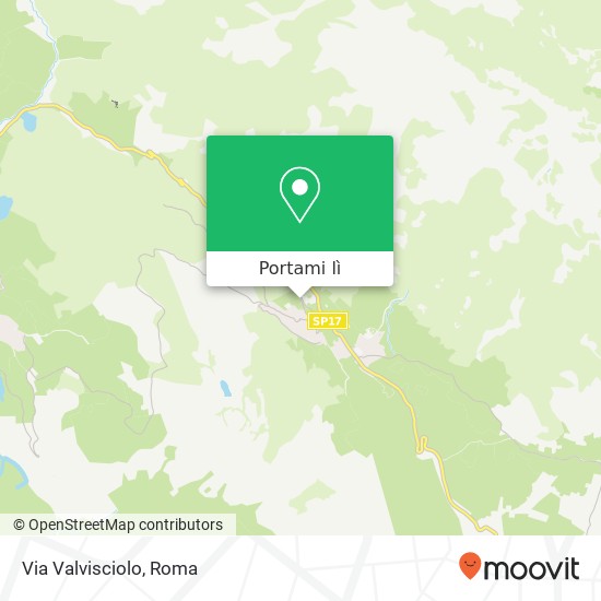 Mappa Via Valvisciolo