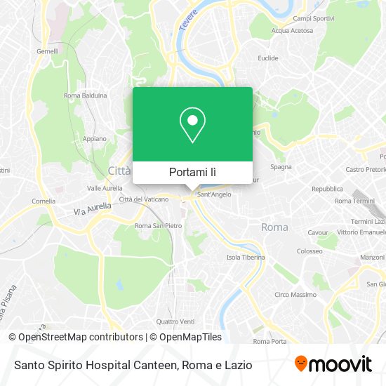 Mappa Santo Spirito Hospital Canteen