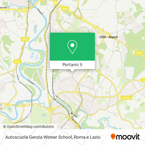 Mappa Autoscuola Genzia Winner School