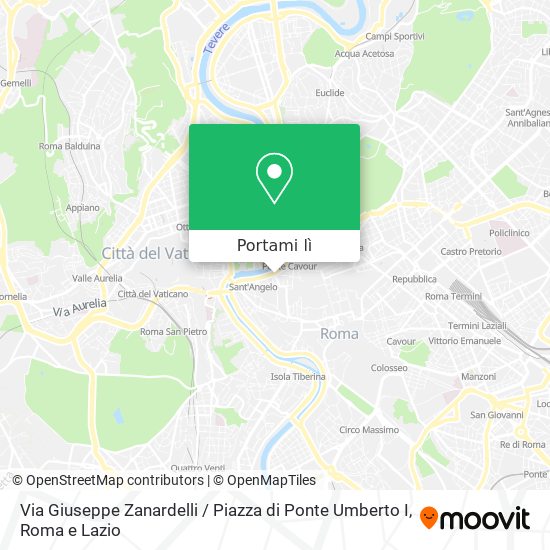 Mappa Via Giuseppe Zanardelli / Piazza di Ponte Umberto I