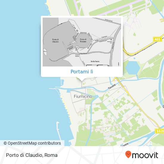 Mappa Porto di Claudio