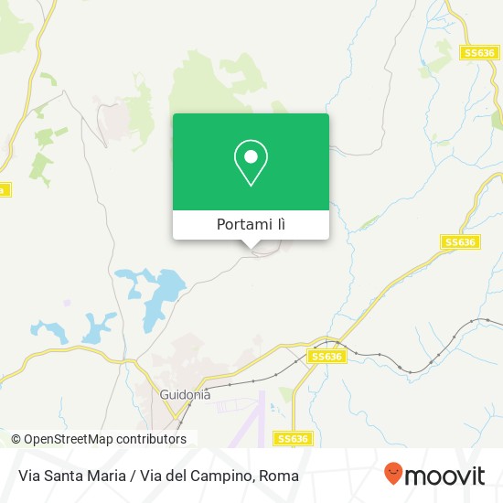 Mappa Via Santa Maria / Via del Campino