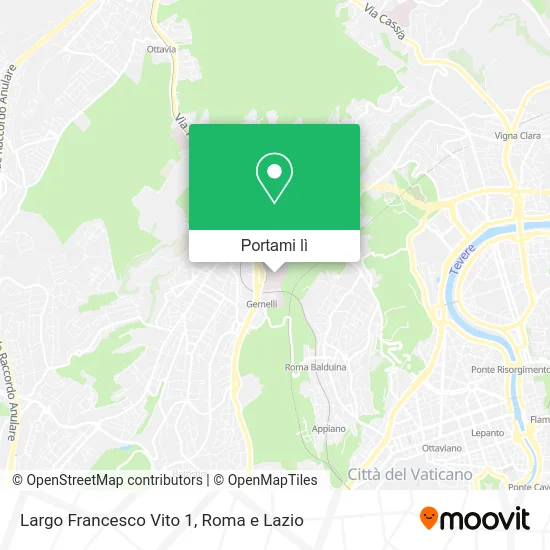 Mappa Largo Francesco Vito 1