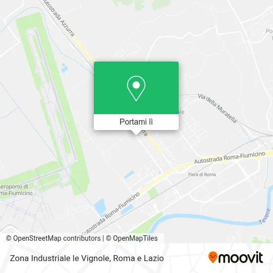 Mappa Zona Industriale le Vignole