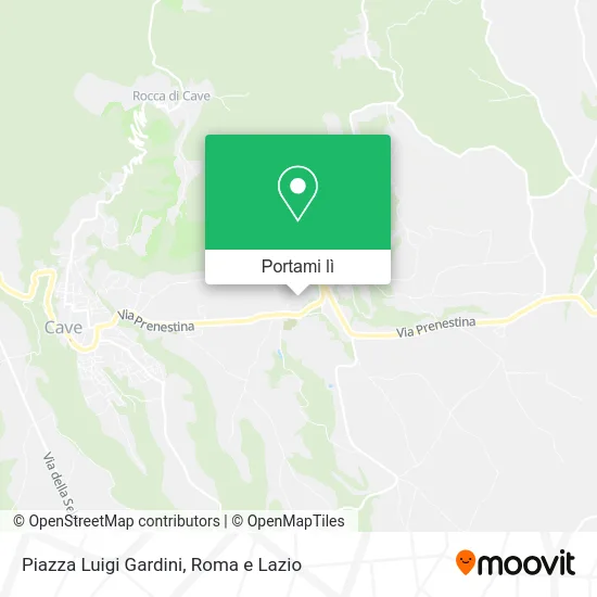 Mappa Piazza Luigi Gardini