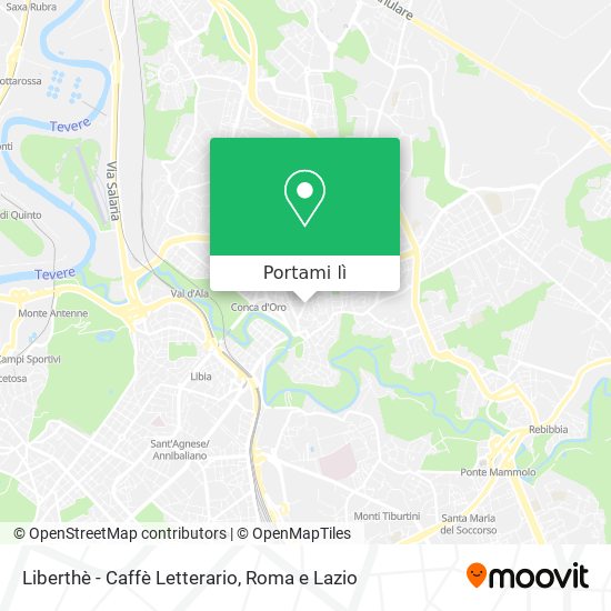 Mappa Liberthè - Caffè Letterario