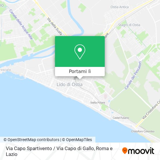 Mappa Via Capo Spartivento / Via Capo di Gallo