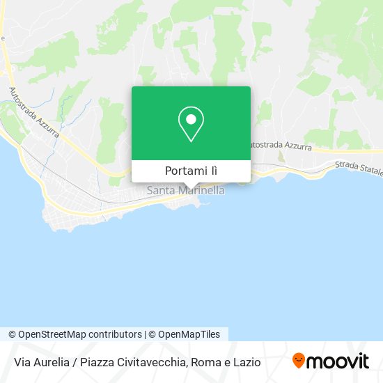 Mappa Via Aurelia / Piazza Civitavecchia