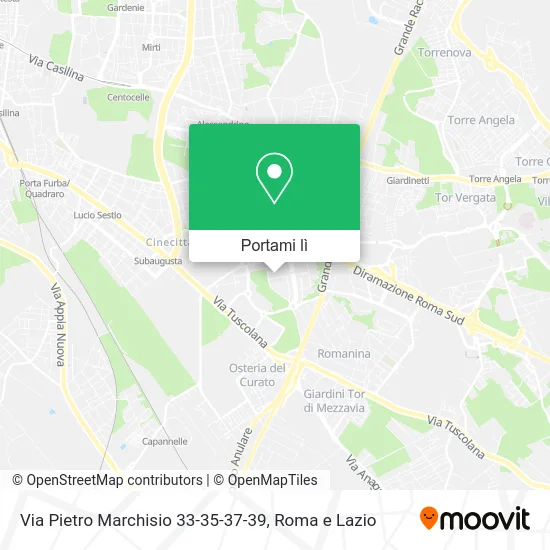 Mappa Via Pietro Marchisio 33-35-37-39
