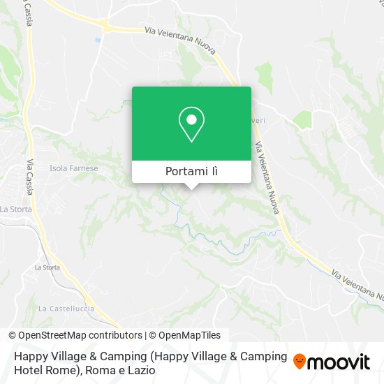 Mappa Happy Village & Camping (Happy Village & Camping Hotel Rome)