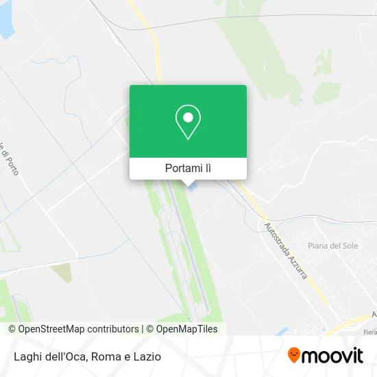 Mappa Laghi dell'Oca