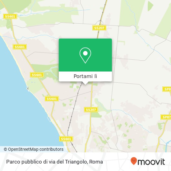 Mappa Parco pubblico di via del Triangolo