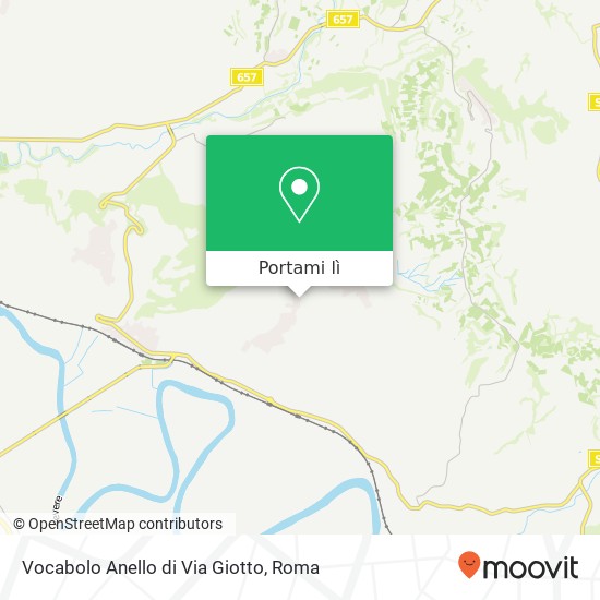 Mappa Vocabolo Anello di Via Giotto