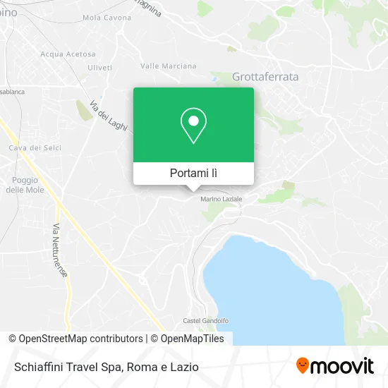 Mappa Schiaffini Travel Spa