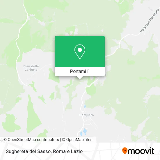 Mappa Sughereta del Sasso