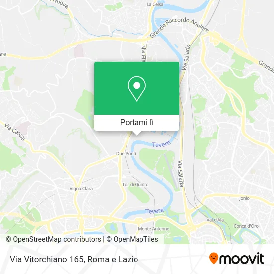 Mappa Via Vitorchiano 165