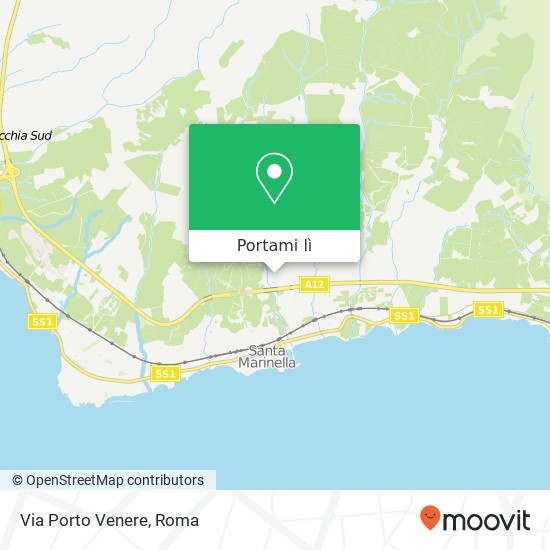 Mappa Via Porto Venere