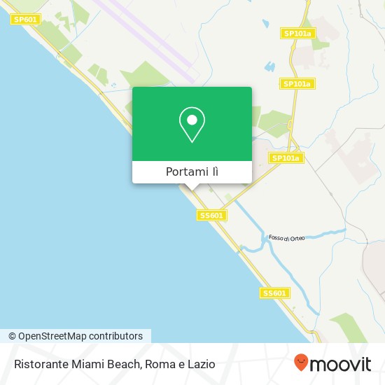 Mappa Ristorante Miami Beach