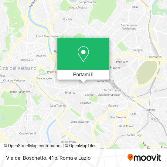 Mappa Via del Boschetto, 41b