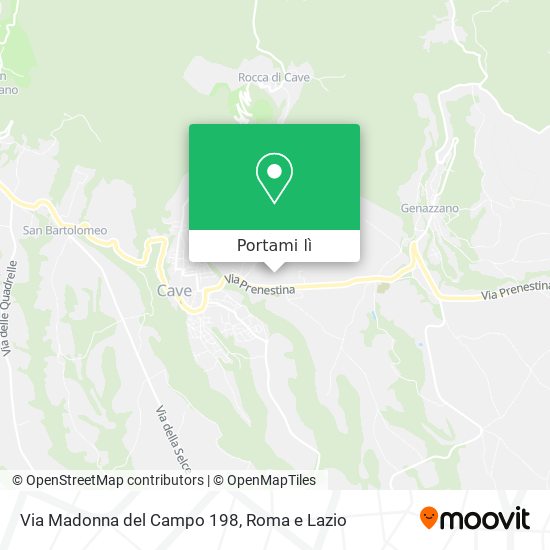 Mappa Via Madonna del Campo 198
