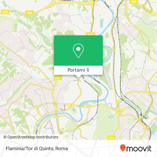 Mappa Flaminia/Tor di Quinto