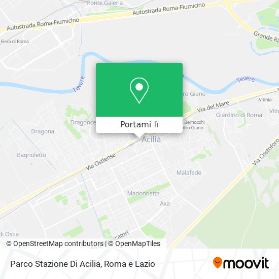 Mappa Parco Stazione Di Acilia