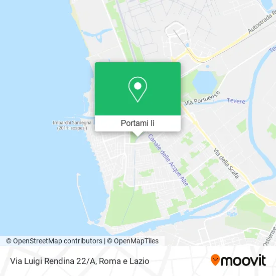 Mappa Via Luigi Rendina 22/A
