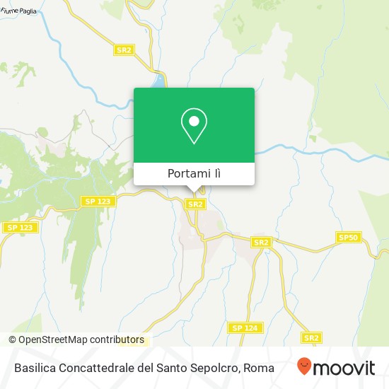 Mappa Basilica Concattedrale del Santo Sepolcro