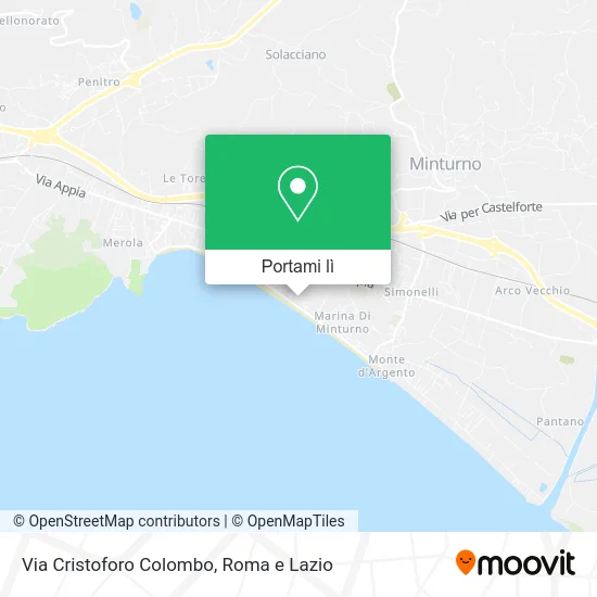 Mappa Via Cristoforo Colombo