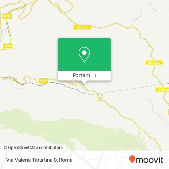 Mappa Via Valeria Tiburtina 0