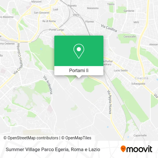 Mappa Summer Village Parco Egeria