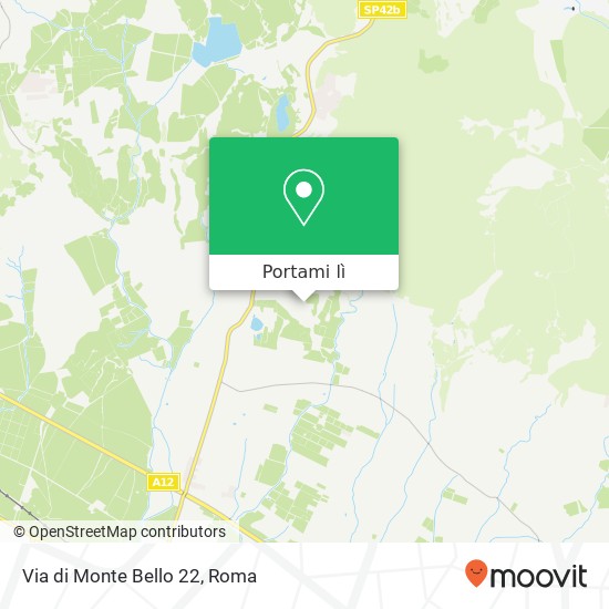 Mappa Via di Monte Bello 22